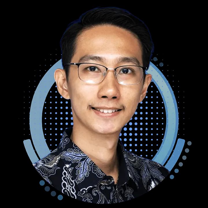 Juan Intan Kanggrawan, Head of Data & Digital Product Smart City & GovTech, speaking at a previous SCALECON